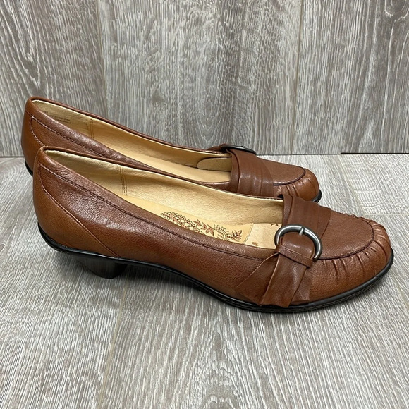 NWOT Sofft Seryn 1018000 Brown Leather Pump Heel 9M - Picture 3 of 15
